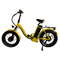 पेडल असिस्ट सिस्टम के साथ मेन्स मिनी फोल्डिंग इलेक्ट्रिक हाइब्रिड बाइक ऑरेंज 48v इलेक्ट्रिक फोल्डिंग साइकिल