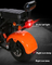 मिनी इलेक्ट्रिक मोपेड स्कूटर बाइक ई बाइक 72v 60km EEC COC Citycoco 1500w फैट टायर