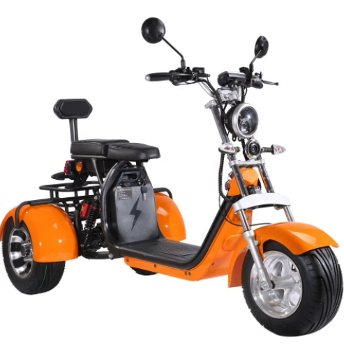 वयस्कों के लिए ऑफ रोड 3 व्हील इलेक्ट्रिक स्कूटर स्ट्रीट कानूनी 1000w 1500w 60v लिथियम बैटरी 5