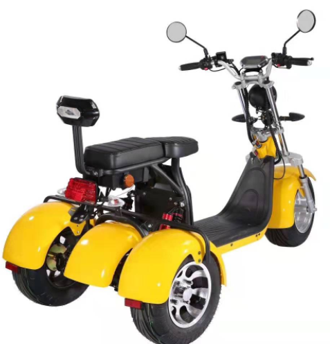 वयस्कों के लिए ऑफ रोड 3 व्हील इलेक्ट्रिक स्कूटर स्ट्रीट कानूनी 1000w 1500w 60v लिथियम बैटरी 20